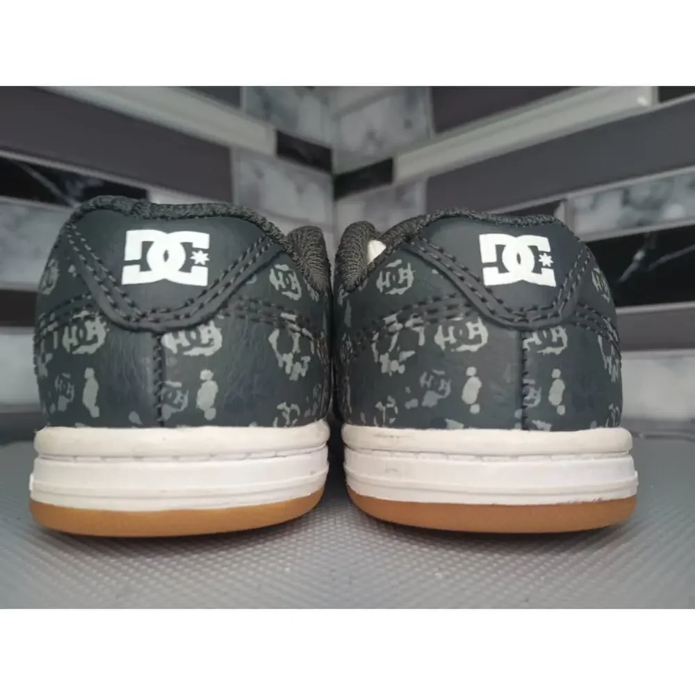 DC Kids Toddler Shoes - Black And White Skateboard Shoes Size 5T